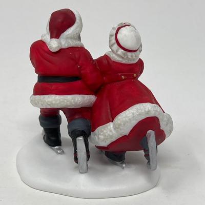1990s Department 56 Peppermint Skating Party North Pole Series