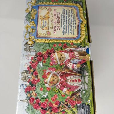 1997 Hillman Enesco King and Queen Of Hearts Teddies in Box