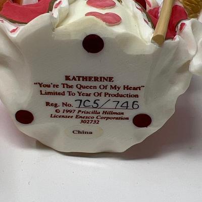 1997 Hillman Enesco King and Queen Of Hearts Teddies in Box