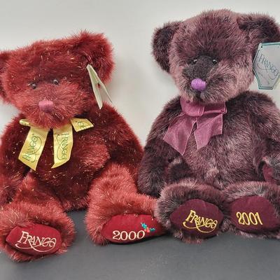 Holiday Frango Bears Holly & Hazel