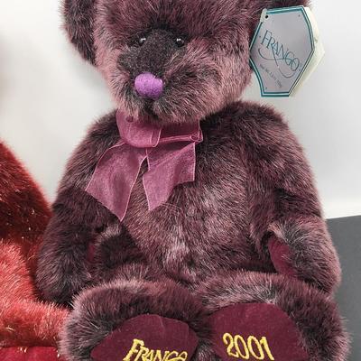 Holiday Frango Bears Holly & Hazel