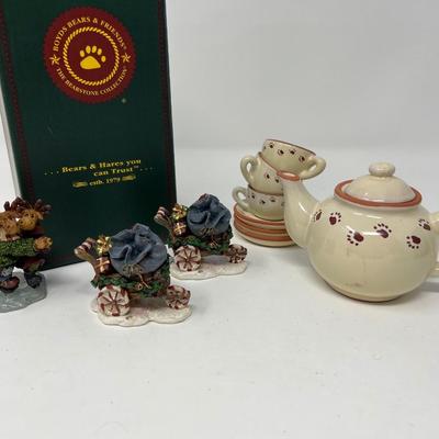 Fun at the Toy Factory Error Set & Bearware Pottery Teapot