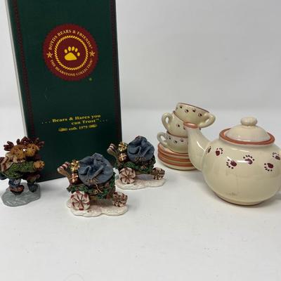 Fun at the Toy Factory Error Set & Bearware Pottery Teapot