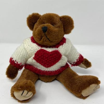 TY Heart Bear & Jingle Beanie Babies