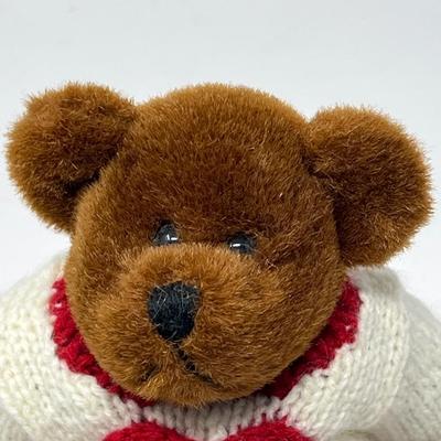 TY Heart Bear & Jingle Beanie Babies