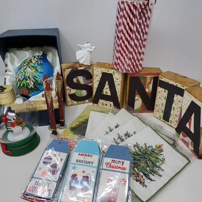 Various Christmas Decor Lot
