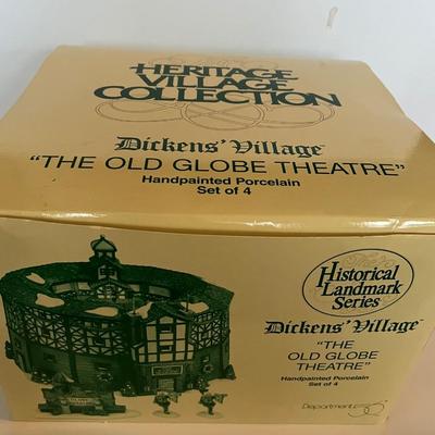 Dickens Village “The Old Globe Theatre” Department 56