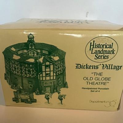 Dickens Village “The Old Globe Theatre” Department 56