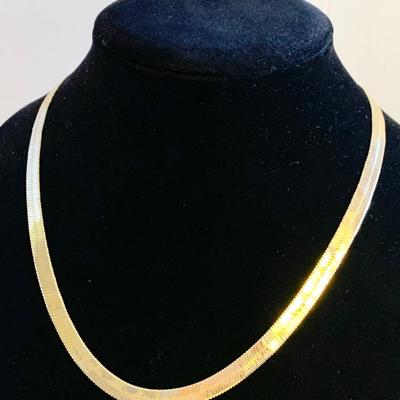 Beautiful 20” Solid 14k Gold Estate Necklace - 25 grams