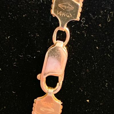 Beautiful 20” Solid 14k Gold Estate Necklace - 25 grams