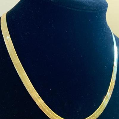 Beautiful 20” Solid 14k Gold Estate Necklace - 25 grams
