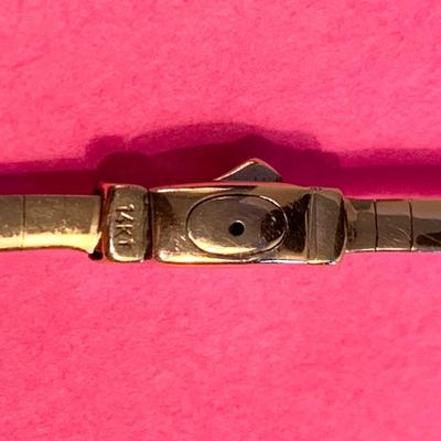 PAIR 14k Gold Chokers - 40 grams