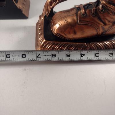 Bronzed Baby Shoes Bookends
