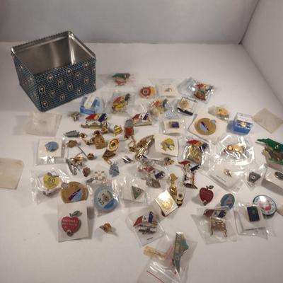 Vast Collection of Lion's Club Pins- Mostly North Carolina