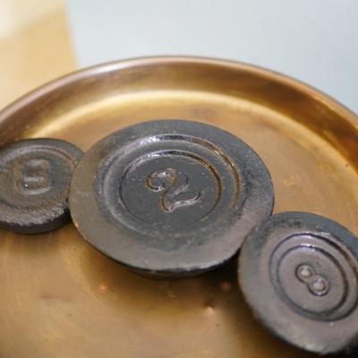 Antique Karl Schulz Cast Iron Balance Scale