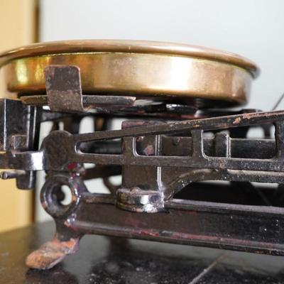 Antique Karl Schulz Cast Iron Balance Scale