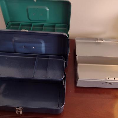 Collection of Three Metal Storage Boxes