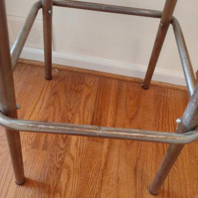 Vintage Big A Auto Parts Shop Stool- Approx 30" Tall