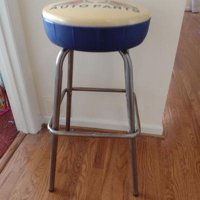 Vintage Big A Auto Parts Shop Stool- Approx 30" Tall