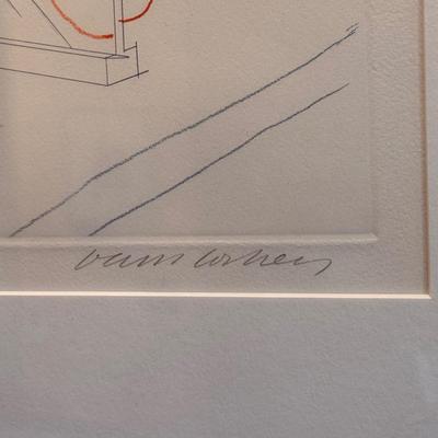 “On it May Stay His Eye” David Hockney Signed Lithograph (DR-DZ)