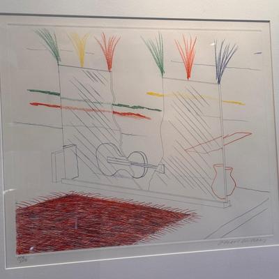 “On it May Stay His Eye” David Hockney Signed Lithograph (DR-DZ)