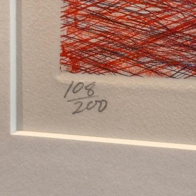 “On it May Stay His Eye” David Hockney Signed Lithograph (DR-DZ)