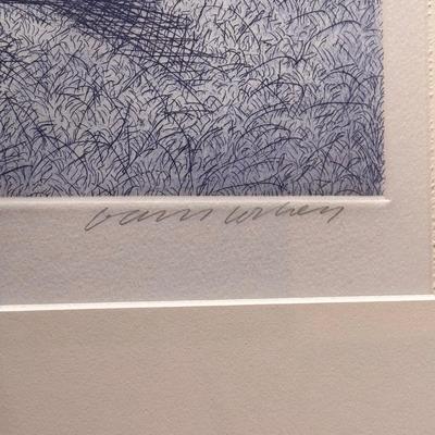 “Serenade, from The Blue Guitar” David Hockney Signed Lithograph (D-DZ)