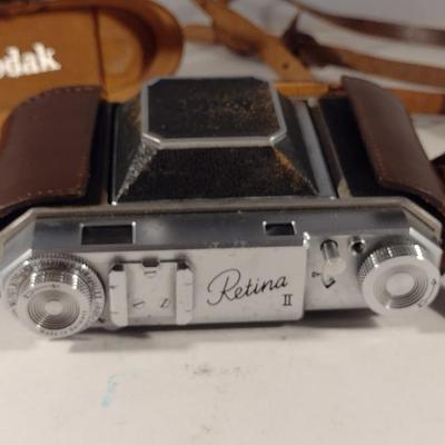 Vintage Kodak Retina II Camera with Case- Item is Untested