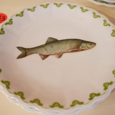 Vintage Bavarian China - Fish Pattern