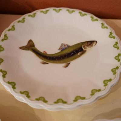 Vintage Bavarian China - Fish Pattern