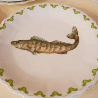 Vintage Bavarian China - Fish Pattern