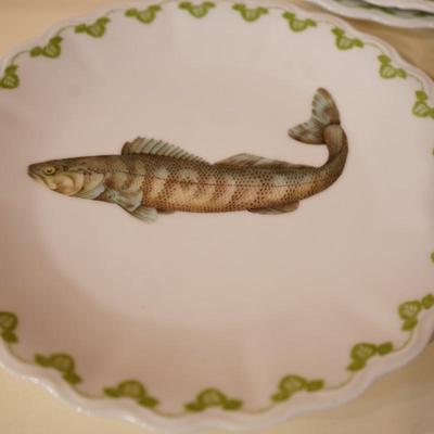 Vintage Bavarian China - Fish Pattern