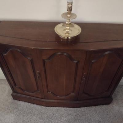 Wooden Living Room/Hallway Storage Sideboard- Approx 38" x 11" x 29 1/4" Tall