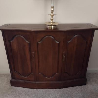 Wooden Living Room/Hallway Storage Sideboard- Approx 38" x 11" x 29 1/4" Tall