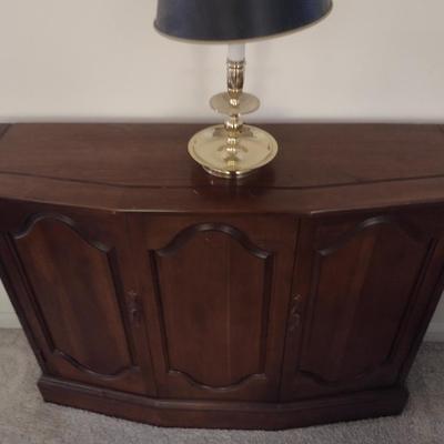 Wooden Living Room/Hallway Storage Sideboard- Approx 38" x 11" x 29 1/4" Tall