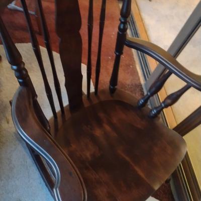 Wooden Rocking Chair- Approx 25 1/2" Wide