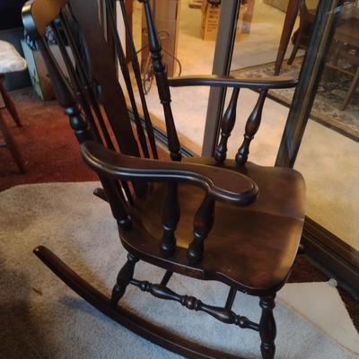 Wooden Rocking Chair- Approx 25 1/2" Wide