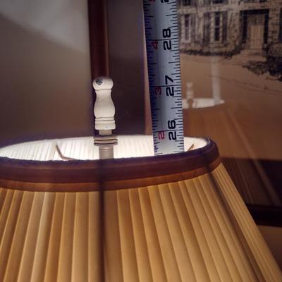 Table Top Lamp with Shade- Approx 26" Tall