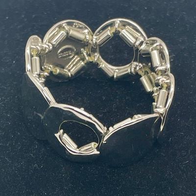 Chico’s Silvertone Metal Link Bracelet