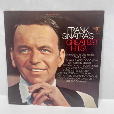 2 Vintage Vinyl 33 RPM Record Albums - Frank Sinatra and Neil Diamond