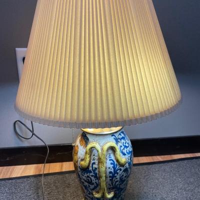 Unique blue with yellow lamp