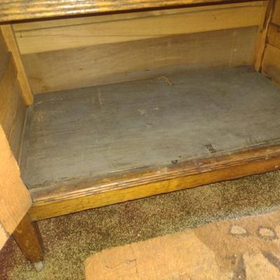 Wooden Wash Stand Cabinet- Approx 33" x 19" x 28 3/4" Tall