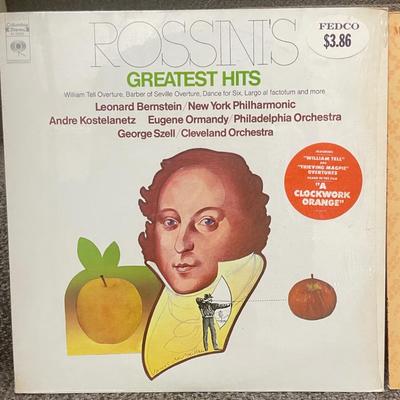 4 Vintage 33RPM Vinyl Albums: Rossini, Mozart, Brahms and Debby Kerner