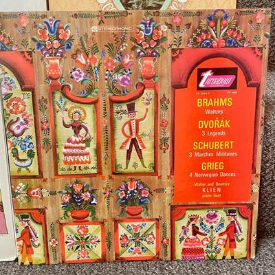 4 Vintage 33RPM Vinyl Albums: Rossini, Mozart, Brahms and Debby Kerner