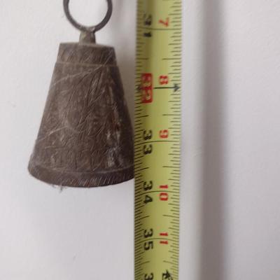 String of Brass Bells- Hangs Approx 33 1/2" Long