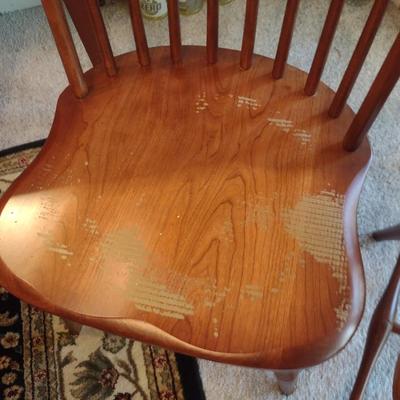 Pair of Zimmerman Thumbback Chairs
