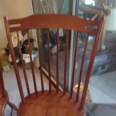 Pair of Zimmerman Thumbback Chairs
