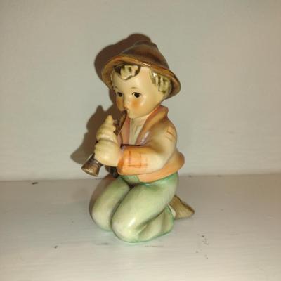 Vintage Goebel Hummel 'Little Tooter' Figurine- Approx 3 7/8" Tall- No Box