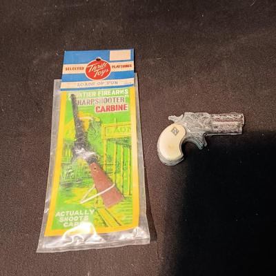 FRONTIER FIREARMS AND HUBLEY DERRINGER CAP GUNS