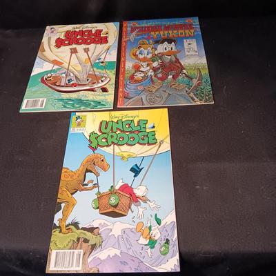 3 DONALD DUCK'S UNCLE SCROOGE COMIC BOOKS